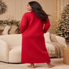 Warm Cozy Quilted Zip Robe image number 1
