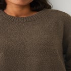 Crewneck Sherpa Long Sleeve Sweatshirt image number 1