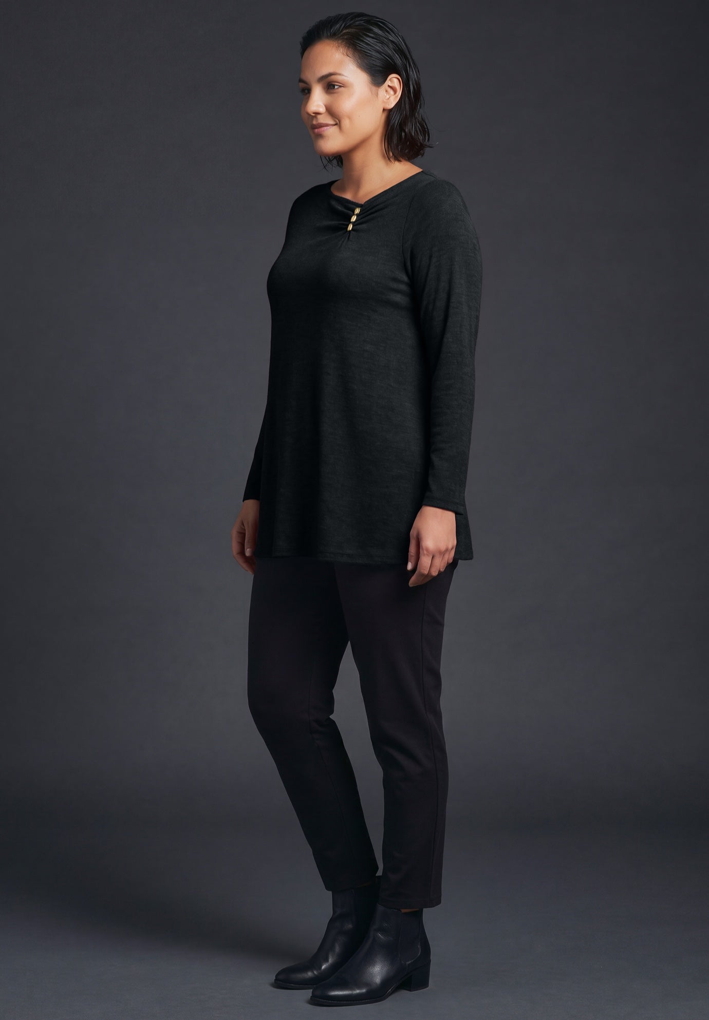Della Hacci Shirred Tunic image number 2