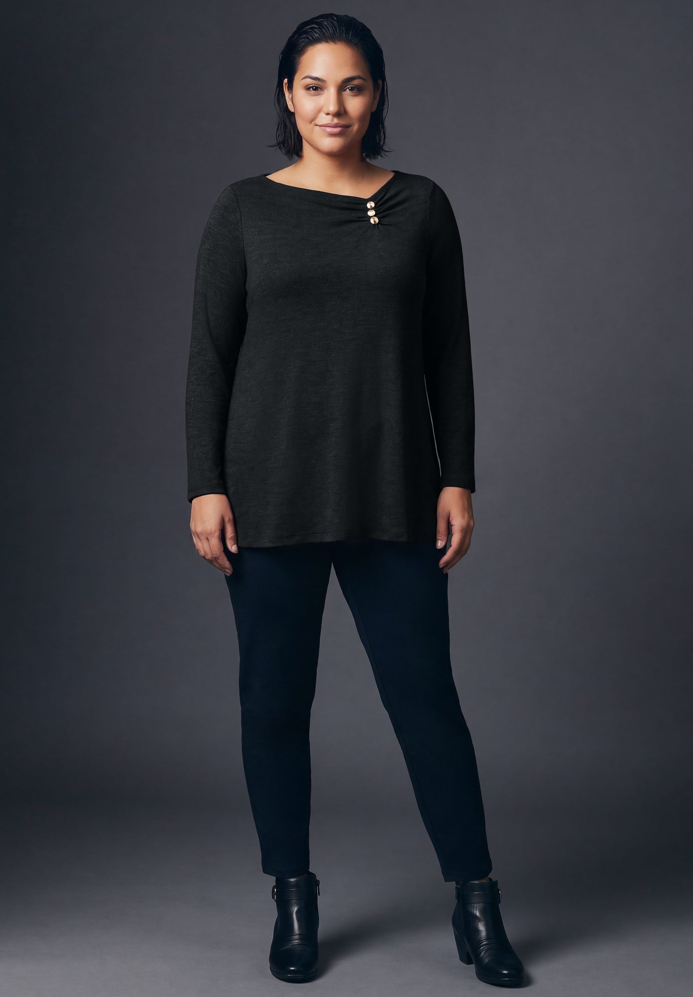 Della Hacci Shirred Tunic image number 0