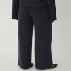 Embellished Wide Leg Pants With Flat Waistband image number 1