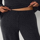 Embellished Wide Leg Pants With Flat Waistband image number 2