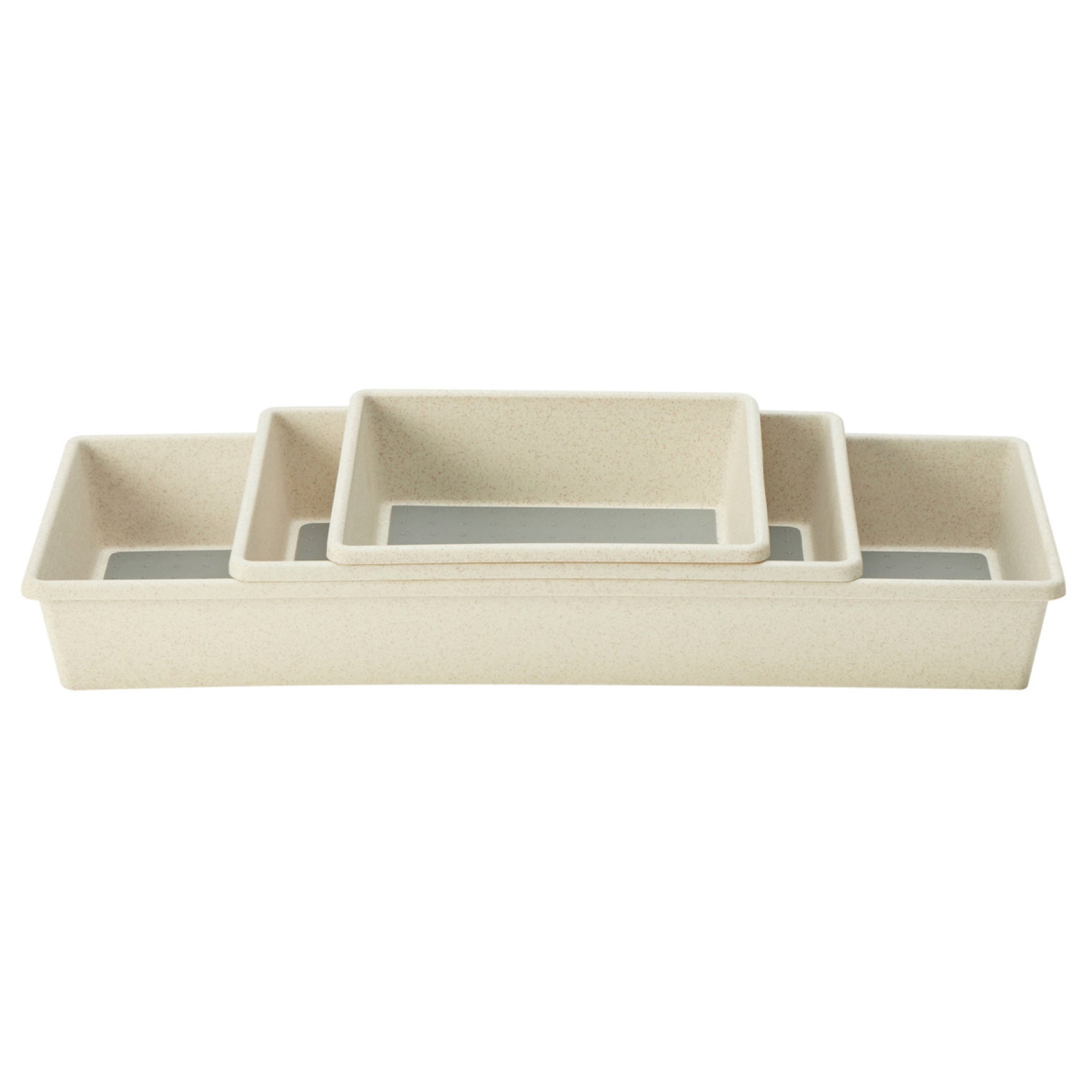 3-Pc Non-Slip Drawer Bin Set image number 1