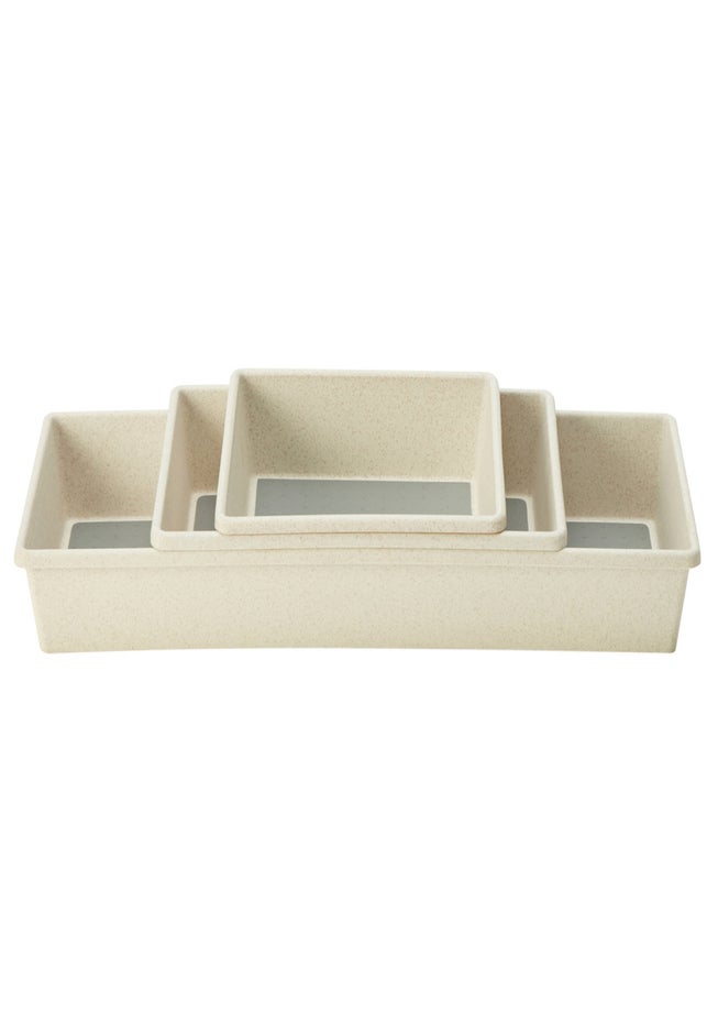 3-Pc Non-Slip Drawer Bin Set image number 1