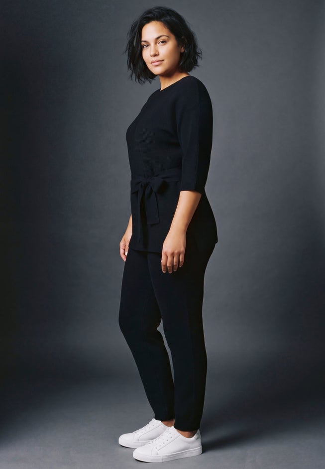 Sweater Knit Straight Leg Pant image number 2
