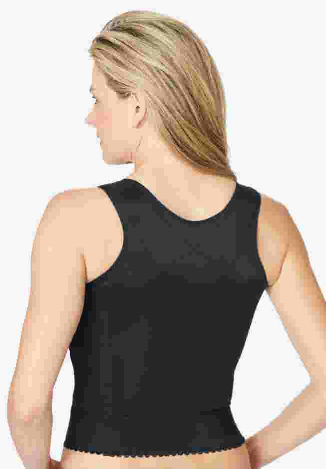 Front-Close Longline Wireless Posture Bra image number 1