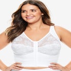 Front-Close Longline Wireless Posture Bra image number null