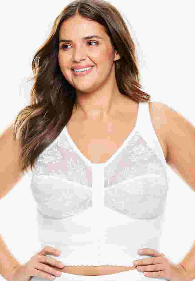 Front-Close Longline Wireless Posture Bra image number 0