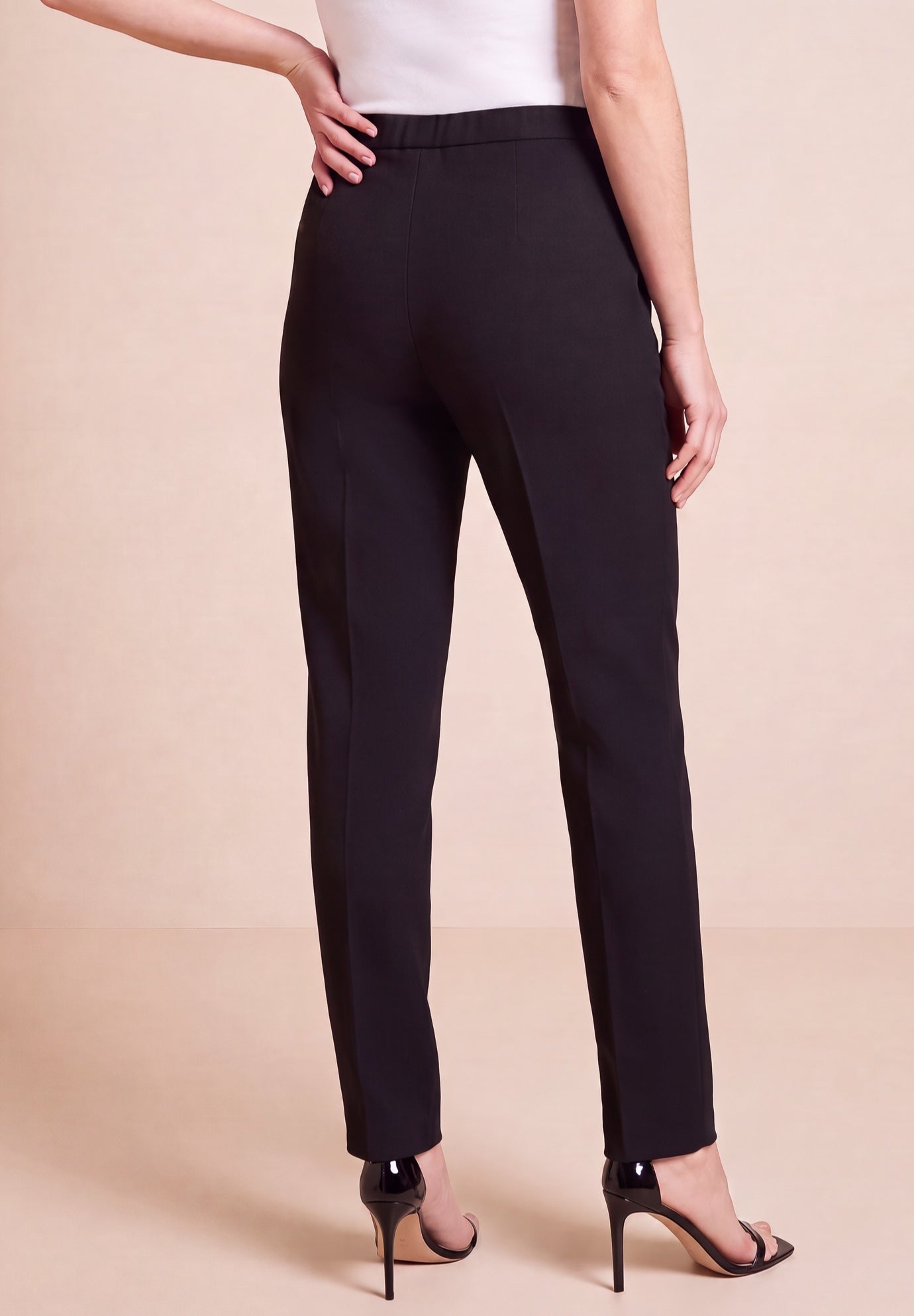 Roaman&rsquo;s&reg; Plus Size Sure Fit Pull-On Straight-Leg Pant image number 1