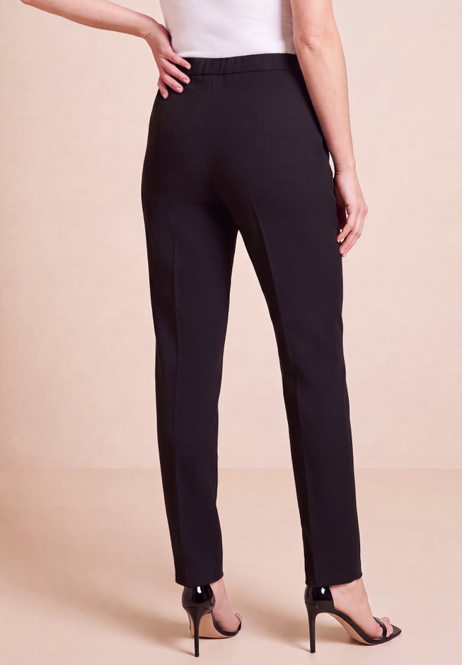 Roaman&rsquo;s&reg; Plus Size Sure Fit Pull-On Straight-Leg Pant image number 1