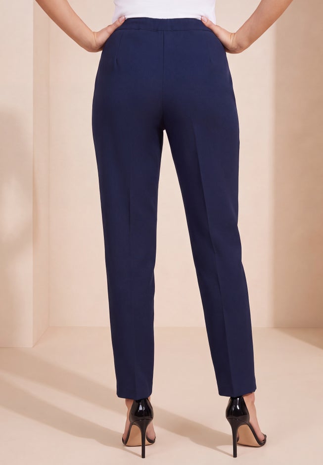 Roaman&rsquo;s&reg; Plus Size Sure Fit Pull-On Straight-Leg Pant image number 1