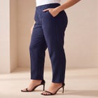 Roaman&rsquo;s&reg; Plus Size Sure Fit Pull-On Straight-Leg Pant image number 2