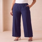 Roaman&rsquo;s&reg; Plus Size Sure Fit Pull-On Wide-Leg Pant image number 0