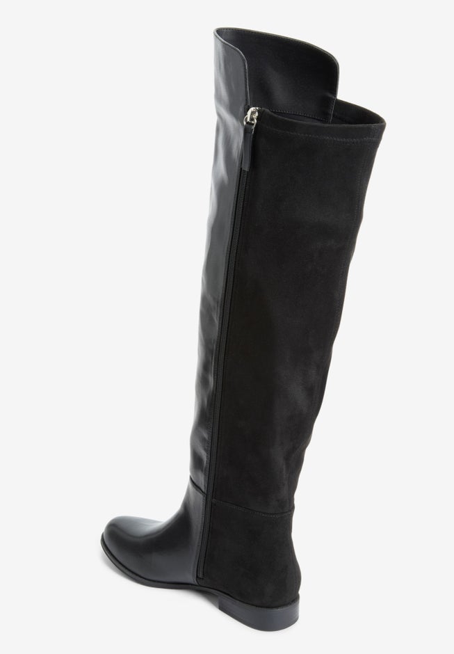The Shay Wide Calf Boot By Comfortview image number 1