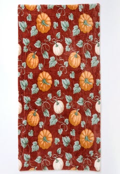 Seasonal Fur Printed Throw Blanket