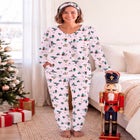 V-Neck Pajama Set & Headband image number 0