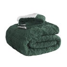 Flocked Sherpa Comforter Set image number 6