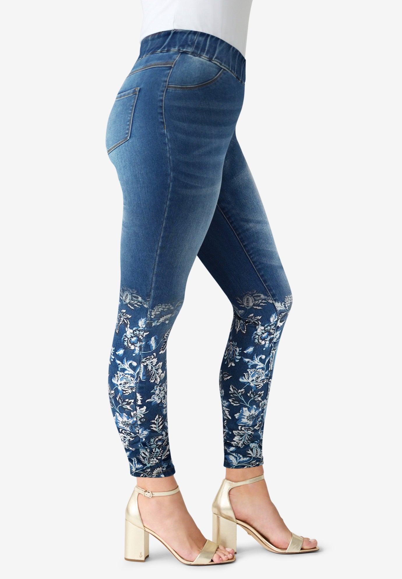 Plus Size 360&deg; Stretch Jegging image number 0