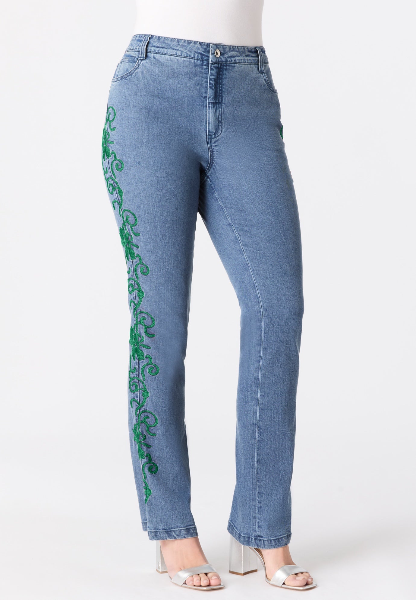 Plus Size Whitney Jean with Invisible Stretch&reg; image number 0