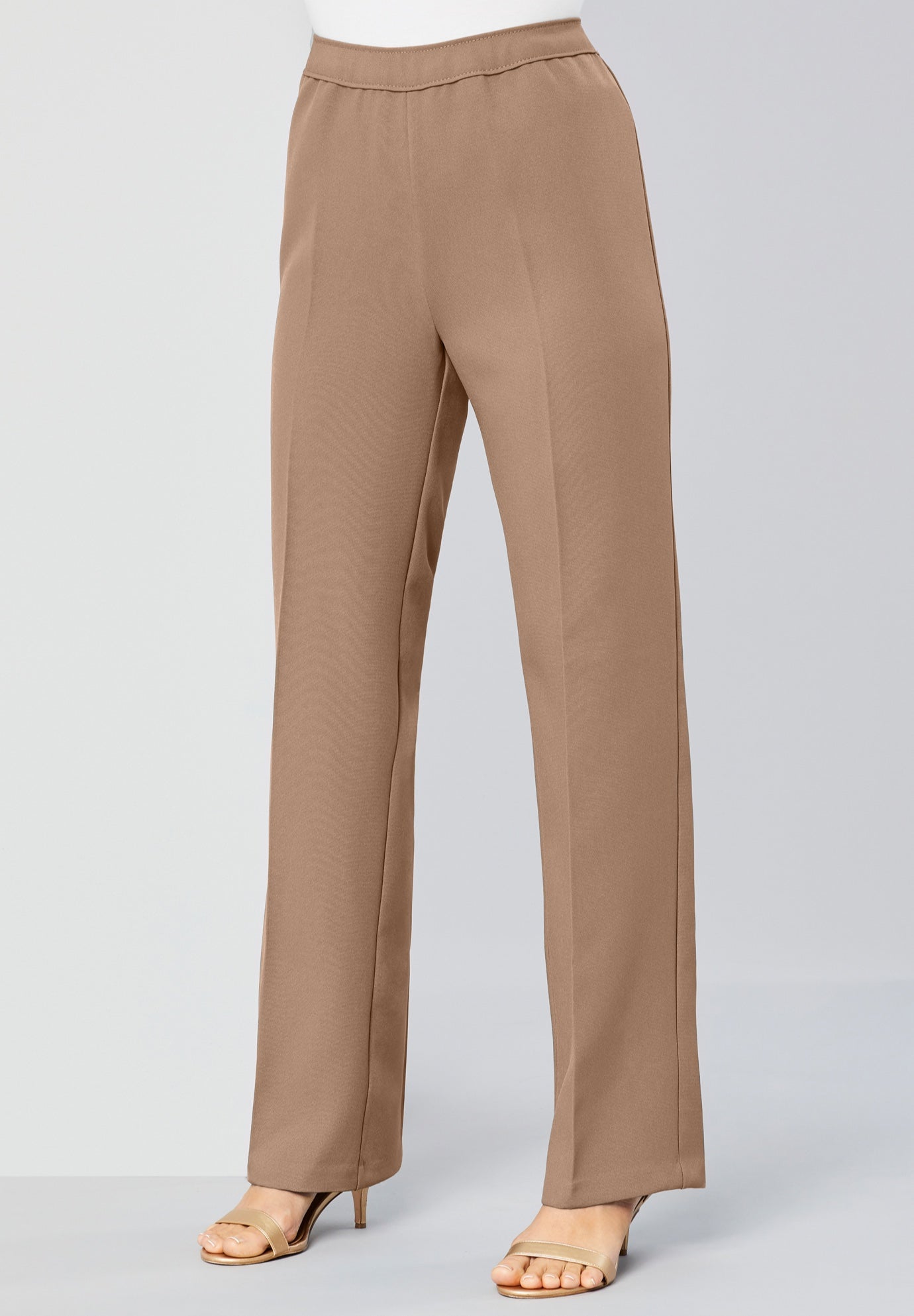 Plus Size Wide Leg Bend Over&reg; Pant image number 0