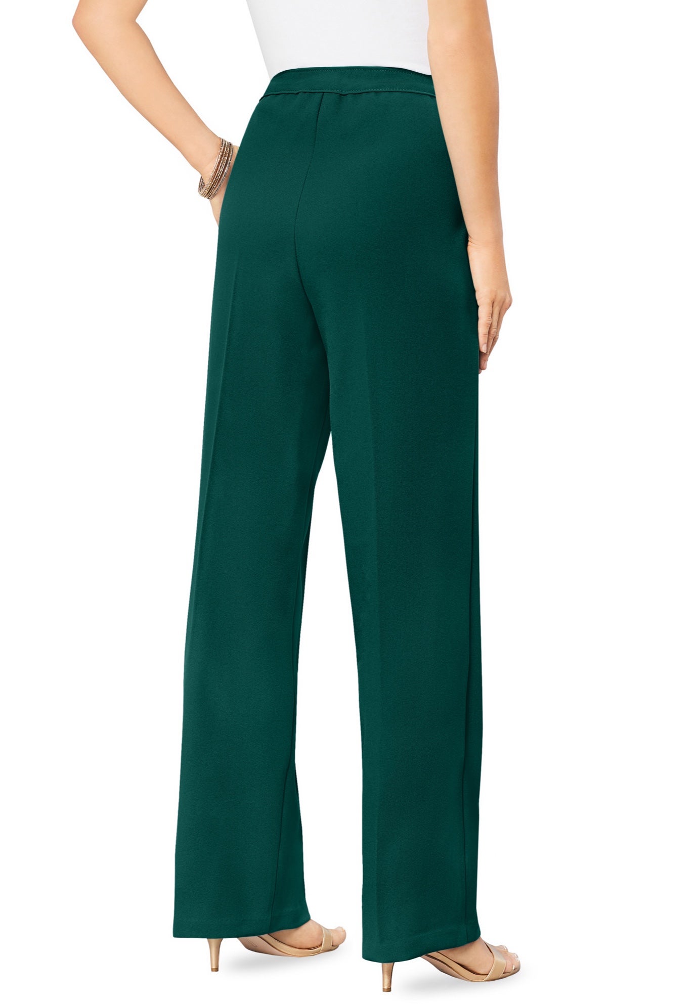 Plus Size Wide Leg Bend Over&reg; Pant image number 0
