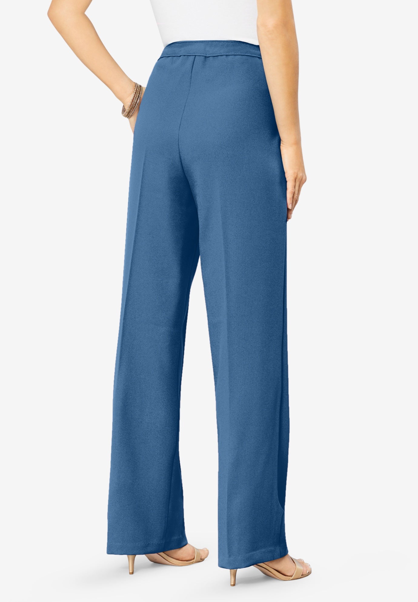 Plus Size Wide Leg Bend Over&reg; Pant image number 0