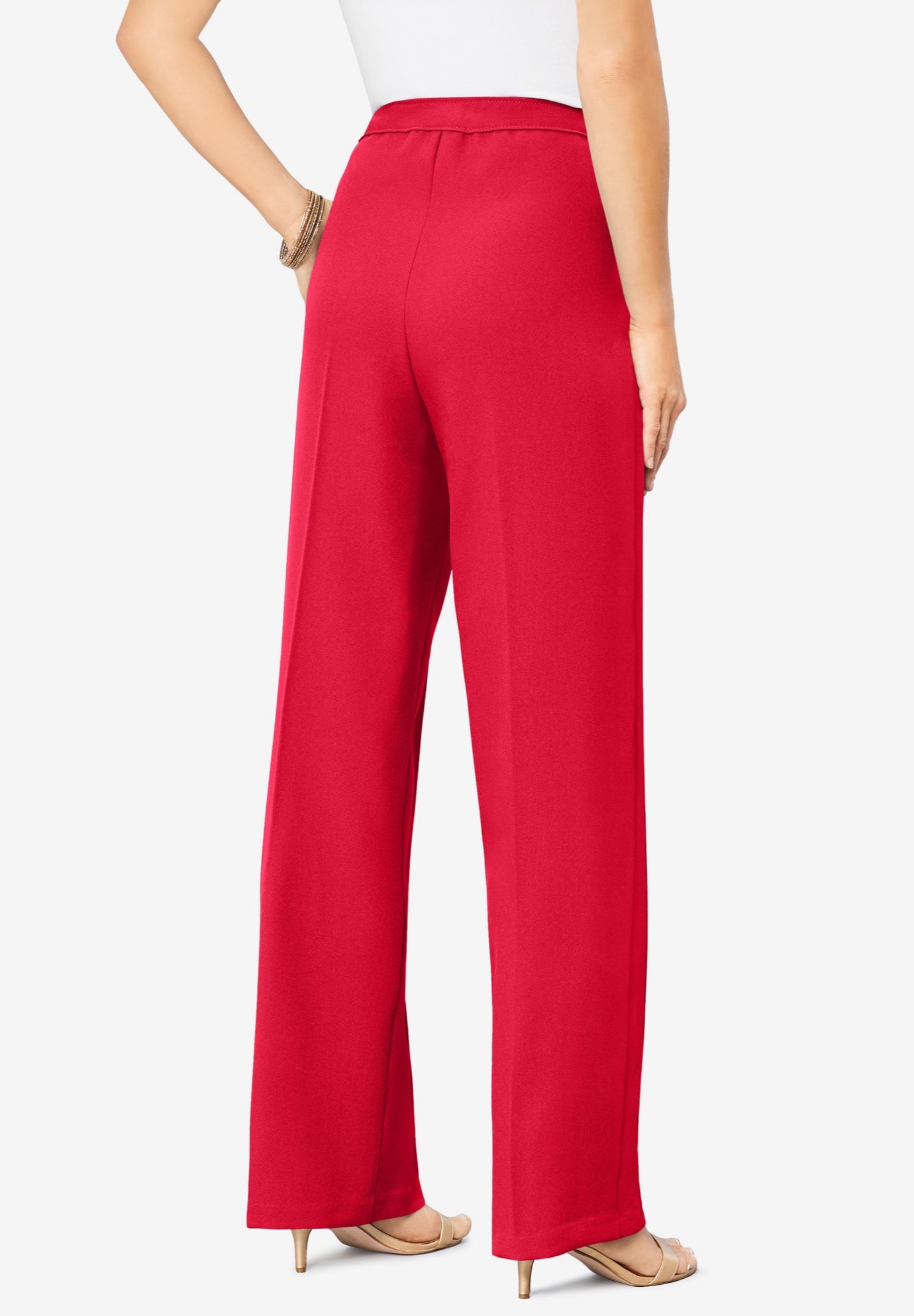 Plus Size Wide Leg Bend Over&reg; Pant image number 0