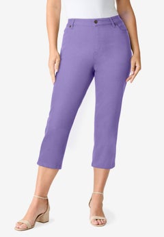 Plus Size 24/7 Stretch Capri Jean