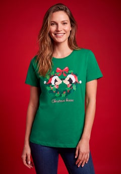 Xmas Kisses Crewneck Tee
