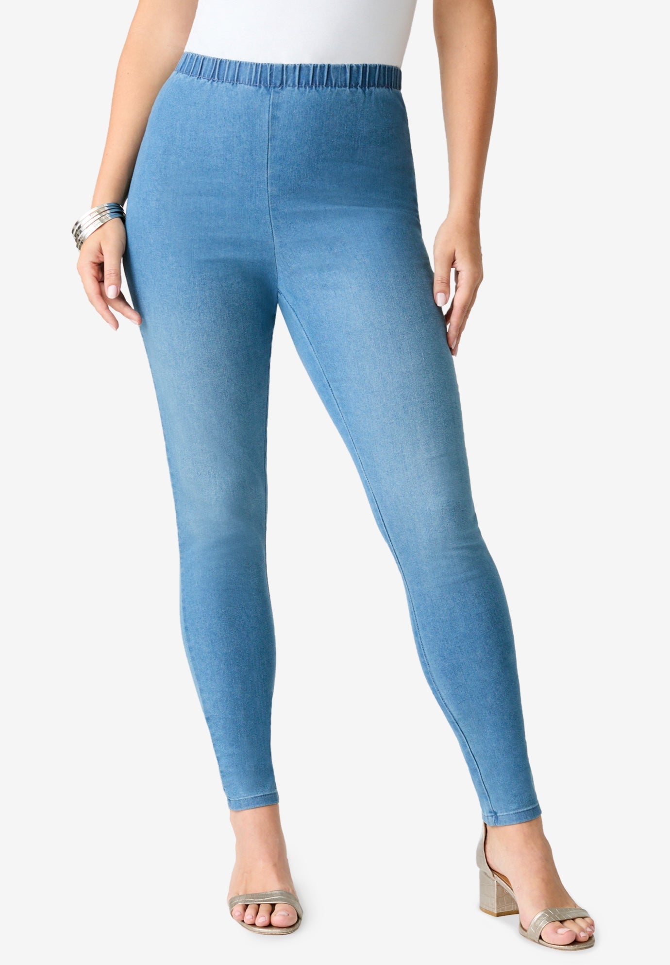 Plus Size Comfort Stretch Slim Leg Jean image number 0