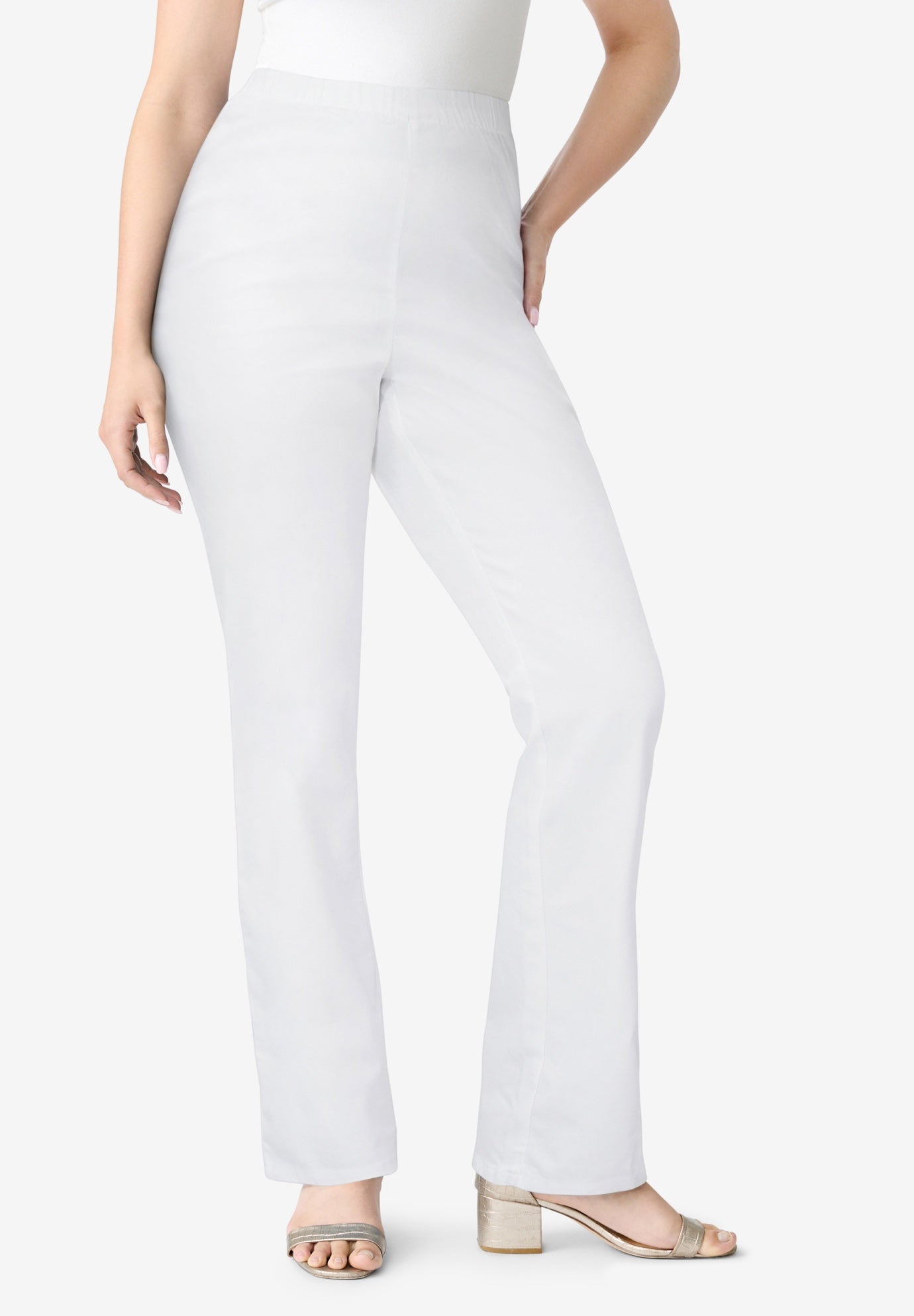 Plus Size Comfort Stretch Bootcut Jean image number 0
