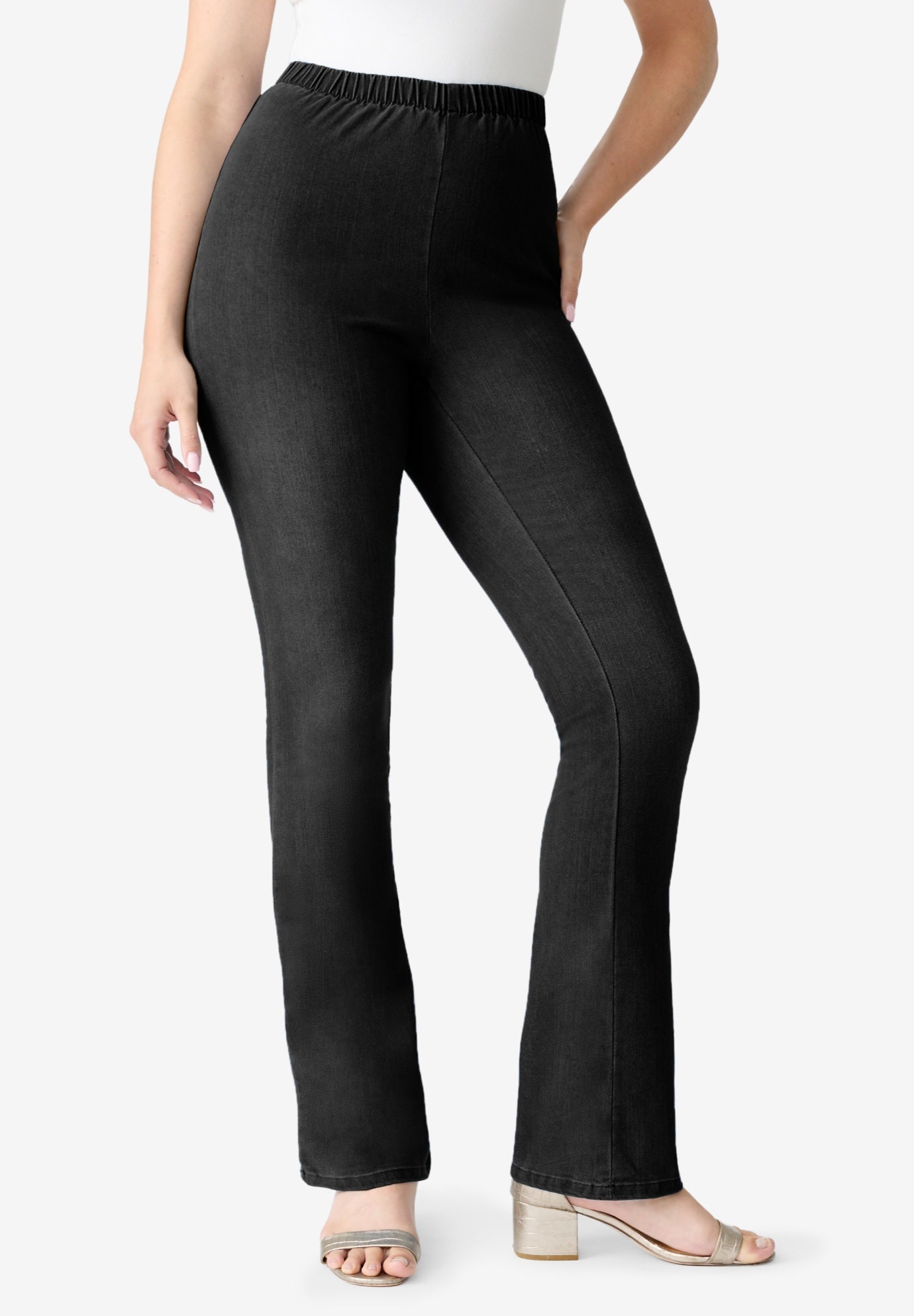 Plus Size Comfort Stretch Bootcut Jean image number 0