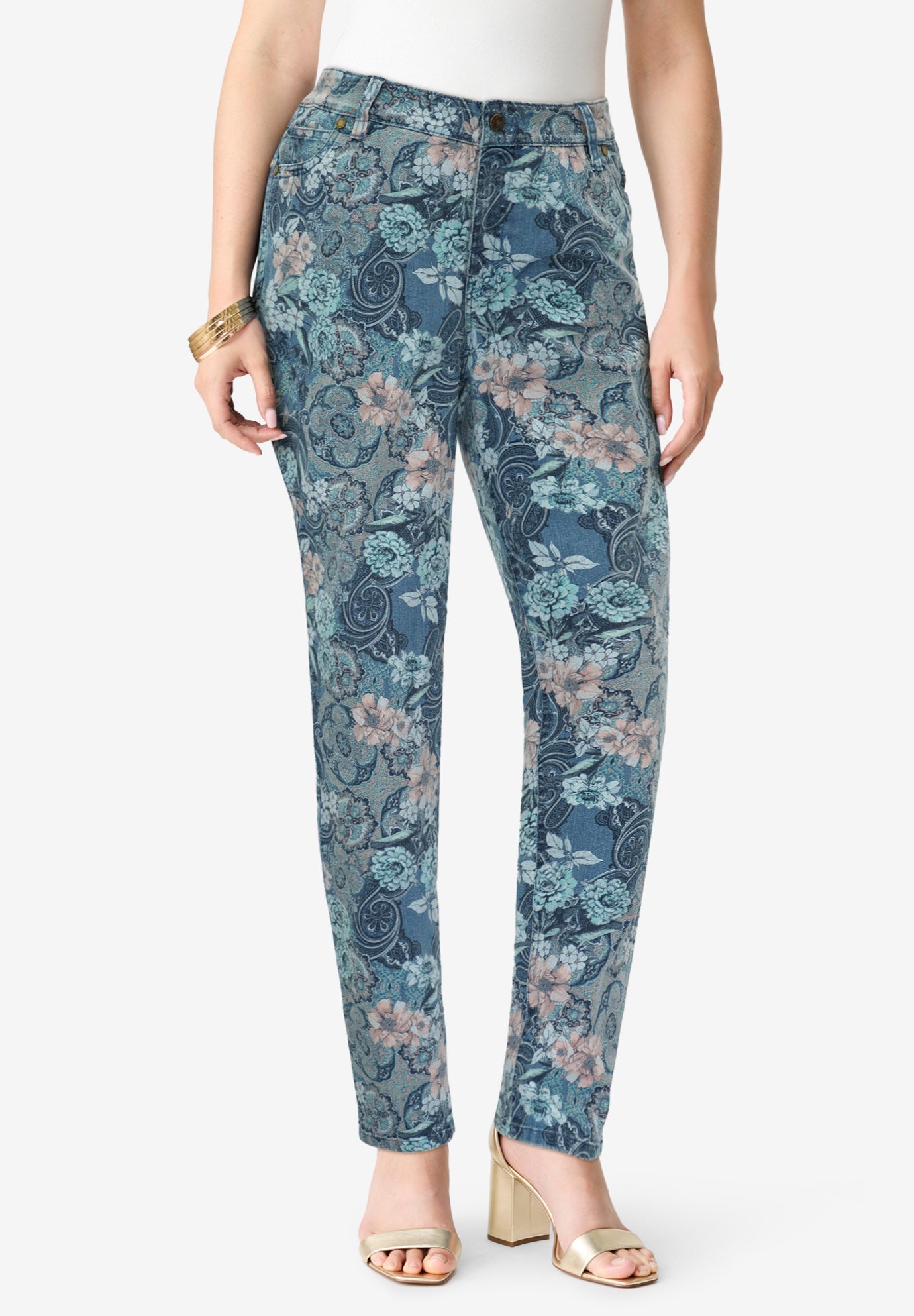 Plus Size 24/7 Stretch Straight Leg Jean image number 0