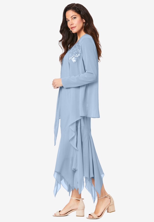 Sequin Jacket Dress Set image number 2