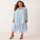 Sequin Jacket Dress Set image number null