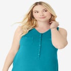 Henley Ultimate Tunic Tank image number null