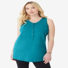 Henley Ultimate Tunic Tank image number null