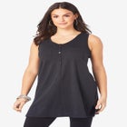 Henley Ultimate Tunic Tank image number null