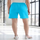 Plus Size Soft Knit Pull-On Short image number null