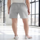 Plus Size Soft Knit Pull-On Short image number null