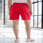 Plus Size Soft Knit Pull-On Short image number null