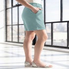 Plus Size Soft Knit Pull-On Short image number null