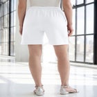 Plus Size Soft Knit Pull-On Short image number null