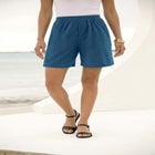 Plus Size Soft Knit Pull-On Short image number null