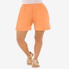 Plus Size Soft Knit Pull-On Short image number null