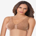 Leading Lady® Meryl Cotton Front-Close Wireless Bra image number null