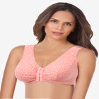 Leading Lady&reg; Meryl Cotton Front-Close Wireless Bra image number null