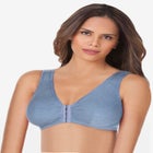 Leading Lady® Meryl Cotton Front-Close Wireless Bra image number null