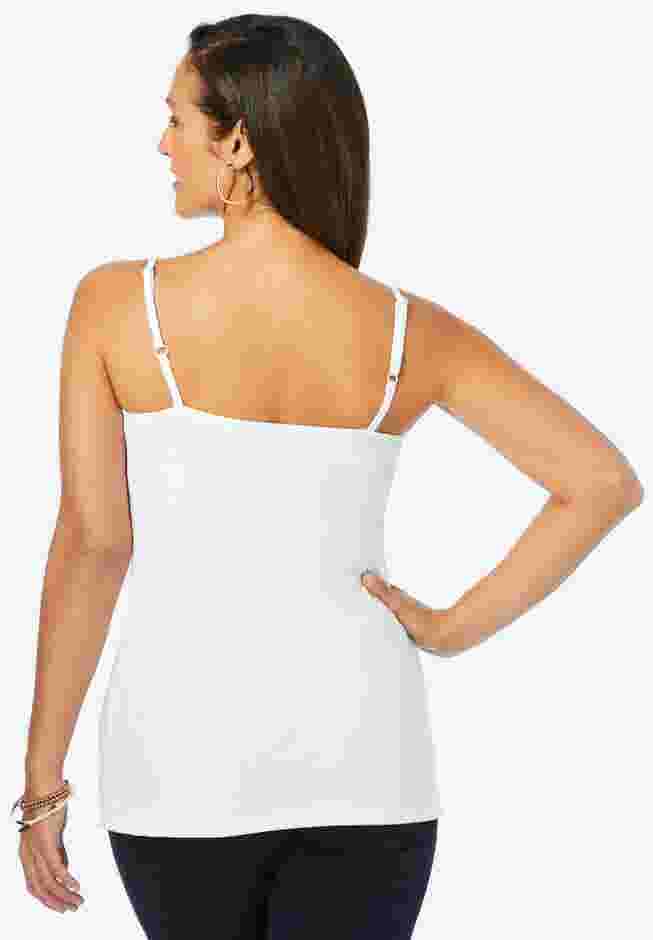 Stretch Cotton Cami image number 1