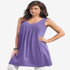 Ultimate Pleated Tunic Tank image number null